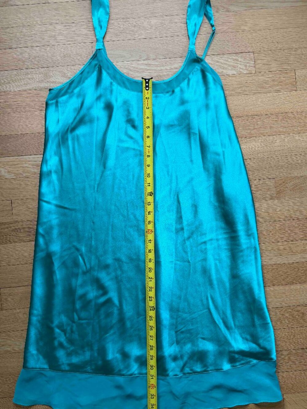 Teal Silky Serenada Chemise